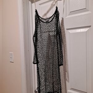 Fishnet shirt/ dress
